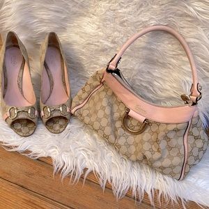 Gucci Bag and Heels matching set Size 9 women’s